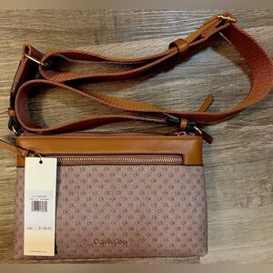 Calvin Klein Brown Crossbody Bag